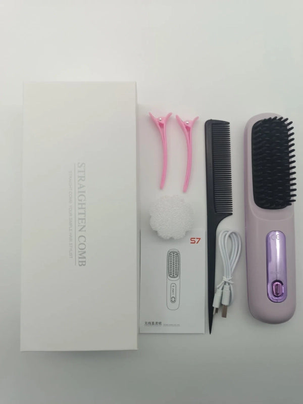 Brosse Lissante USB - Coiffure rapide
