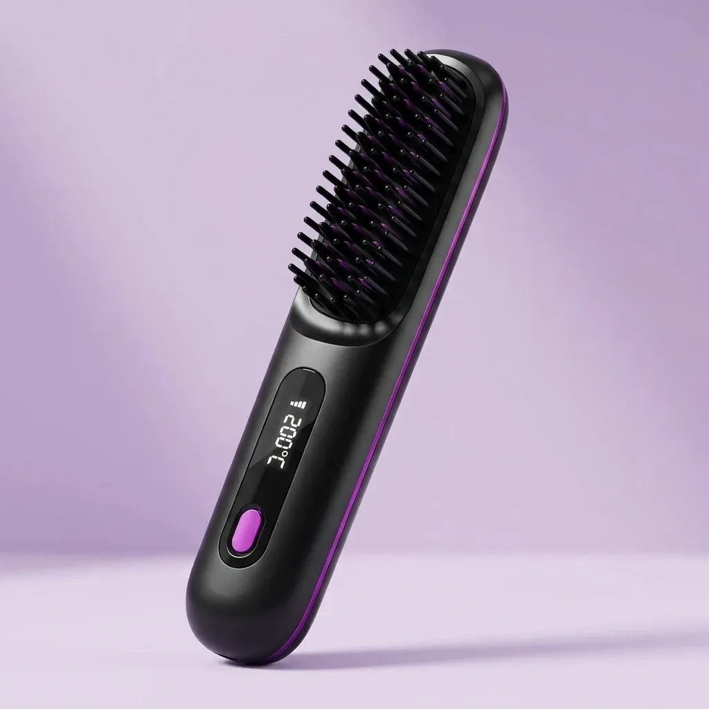 Brosse Lissante USB - Coiffure rapide